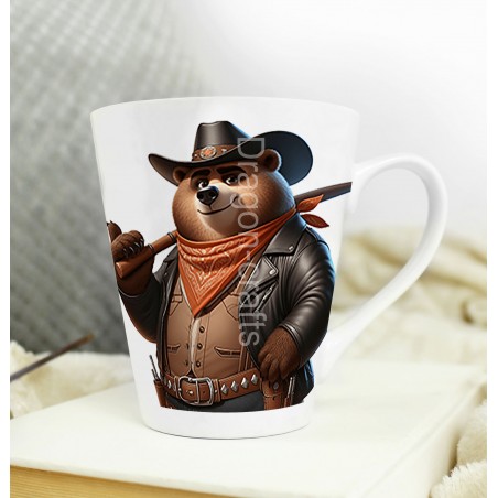 Short Latte Mug - Cowboy(20)