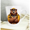 Short Latte Mug - Leather (1)