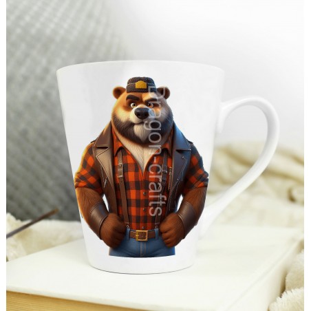 Short Latte Mug - Lumberjack(3)