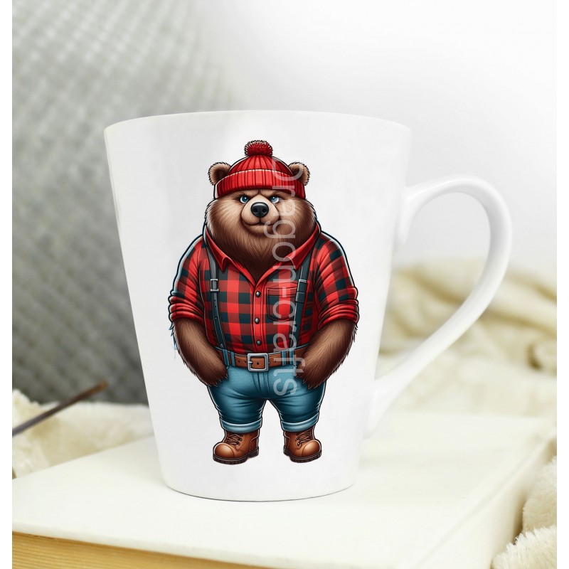 Short Latte Mug - Lumberjack(4) Short Latte Mug - Lumberjack(4)