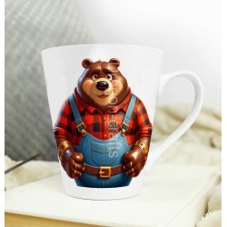 Short Latte Mug - Lumberjack(8)
