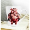 Short Latte Mug - Pig(7)