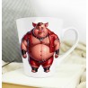 Short Latte Mug - Pig(8)
