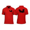 Polo Shirt - Front and Back Print - Army