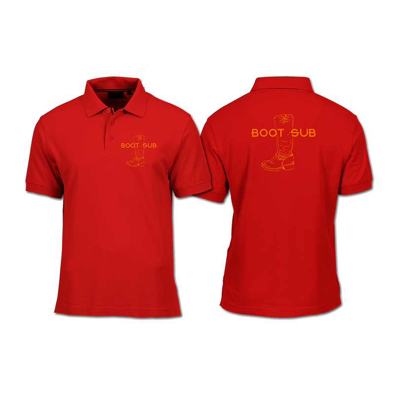 Polo Shirt Adult - VC - Front and Back  Print - Sub