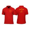 Polo Shirt Adult - VC - Front and Back  Print - Pig