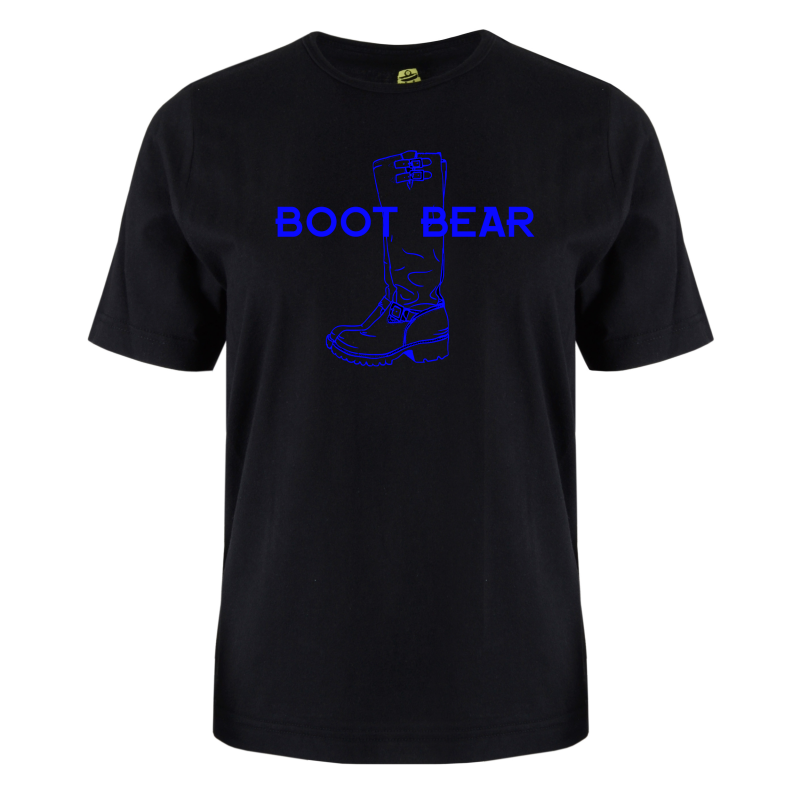 Adult General T-Shirt -boot - bear Adult General T-Shirt -boot - bear