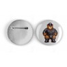 25mm Round Metal Badge - Army (3)