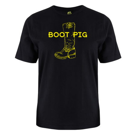 Adult General T-Shirt -boot - pig