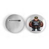 25mm Round Metal Badge - Cop (3)