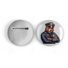 25mm Round Metal Badge - Cop (6)