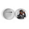 25mm Round Metal Badge - Cop (8)