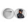 25mm Round Metal Badge - Cop (11)