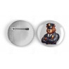 25mm Round Metal Badge - Cop (13)