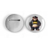 25mm Round Metal Badge - Cop (16)