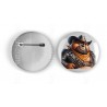 25mm Round Metal Badge - Cowboy(3)