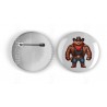 25mm Round Metal Badge - Cowboy(4)