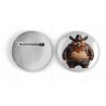 25mm Round Metal Badge - Cowboy(5)