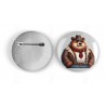 25mm Round Metal Badge - Cowboy(10)