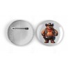 25mm Round Metal Badge - Cowboy(12)