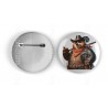 25mm Round Metal Badge - Cowboy(20)