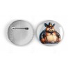 25mm Round Metal Badge - Cowboy(21)
