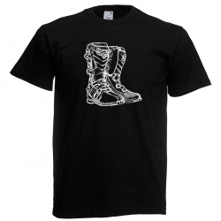 Adult General T-Shirt -boot - motorcross