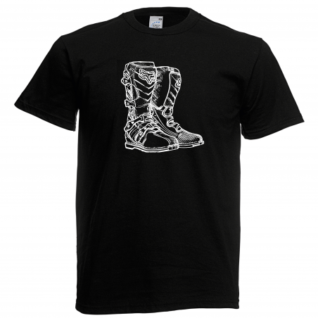 Adult General T-Shirt -boot - motorcross