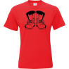 Adult General T-Shirt -boot -  tall lace up