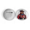 25mm Round Metal Badge - Lumberjack(2)