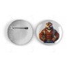 25mm Round Metal Badge - Lumberjack(3)