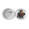 25mm Round Metal Badge - Lumberjack(6)