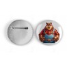 25mm Round Metal Badge - Lumberjack(8)