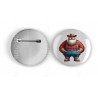 25mm Round Metal Badge - Lumberjack(9)