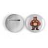 25mm Round Metal Badge - Party (1)