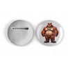 25mm Round Metal Badge - Party (4)