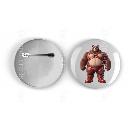 25mm Round Metal Badge - Party (6)