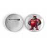 25mm Round Metal Badge - Rubber(18)