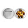 25mm Round Metal Badge - Rubber(22)