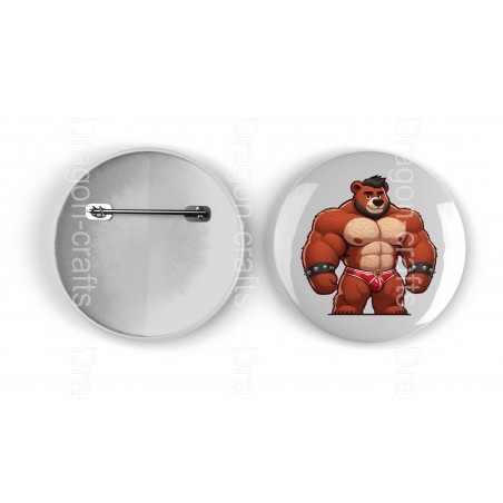 25mm Round Metal Badge - Underwear(1)