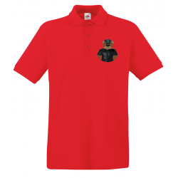 Polo Shirt Adult - Leather bear in shirt