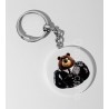 35mm Round Keyring - Army (2)