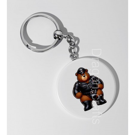 35mm Round Keyring - Army (3)