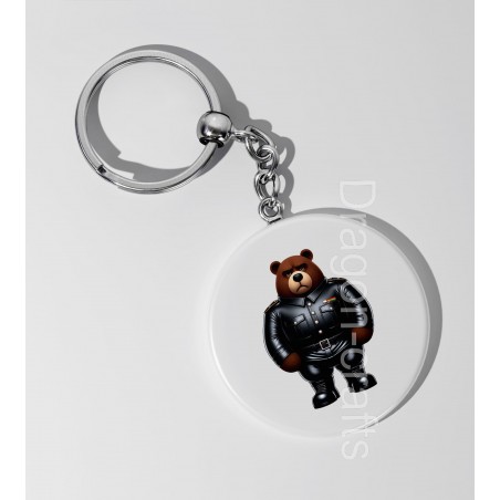 35mm Round Keyring - Army (4)