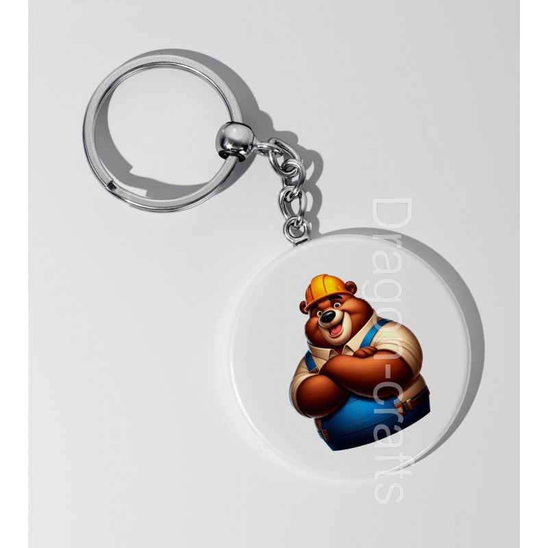 35mm Round Keyring - construction (5)