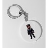 35mm Round Keyring - Cop (9)