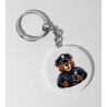 35mm Round Keyring - Cop (10)