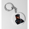 35mm Round Keyring - Cop (11)