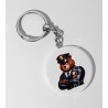 35mm Round Keyring - Cop (13)