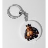 35mm Round Keyring - Cowboy(9)